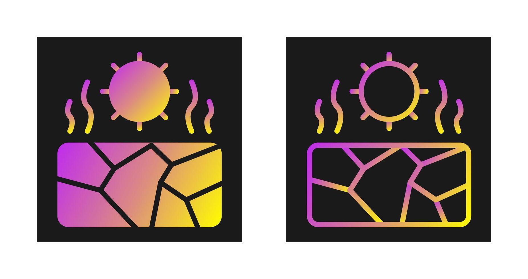 Drought Vector Icon