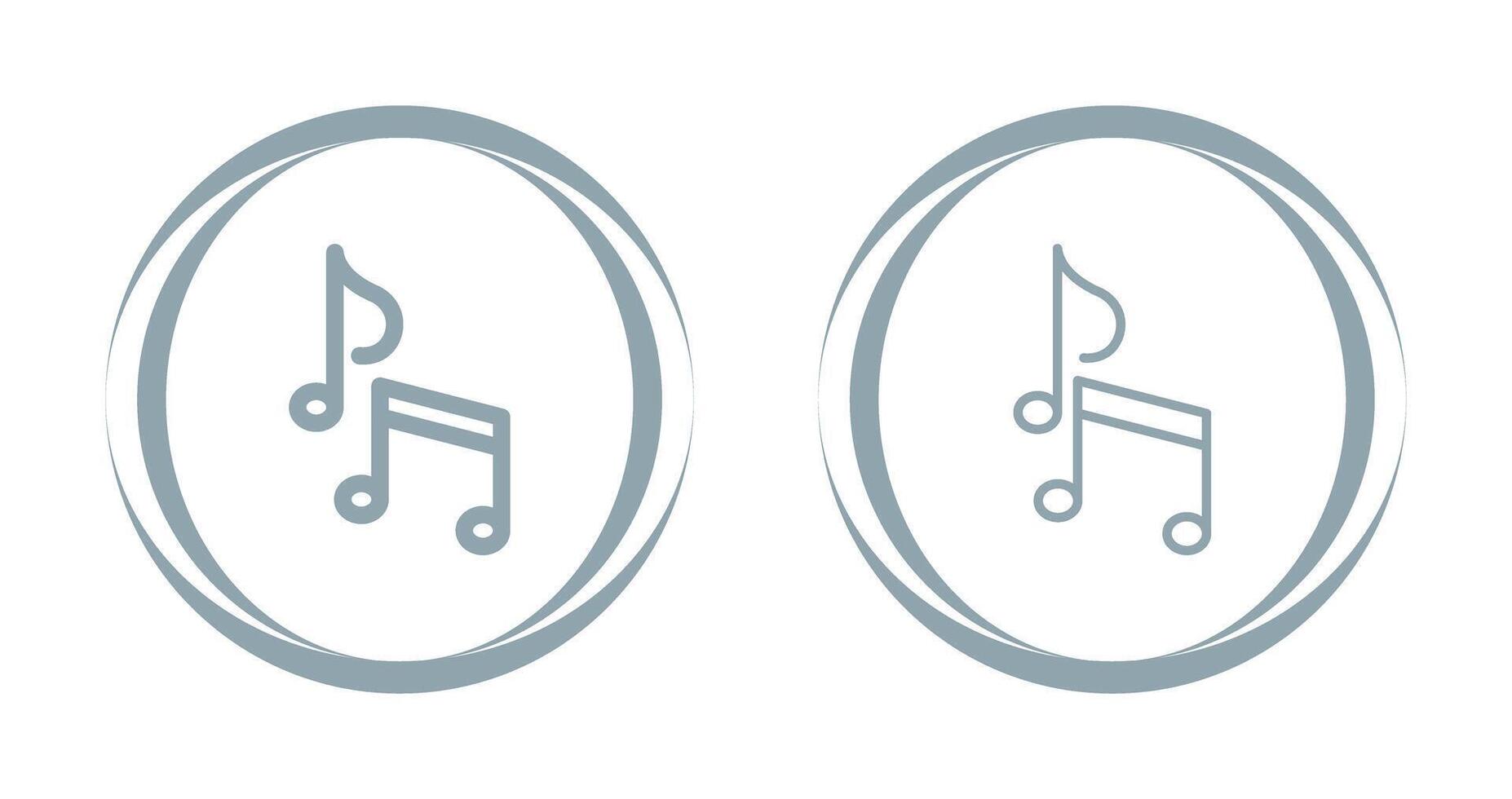 icono de vector de nota musical