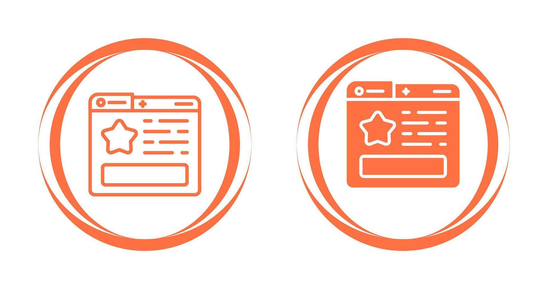 Favourite Page Vector Icon