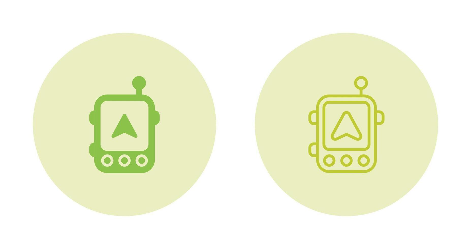 GPS Navigation Device Vector Icon
