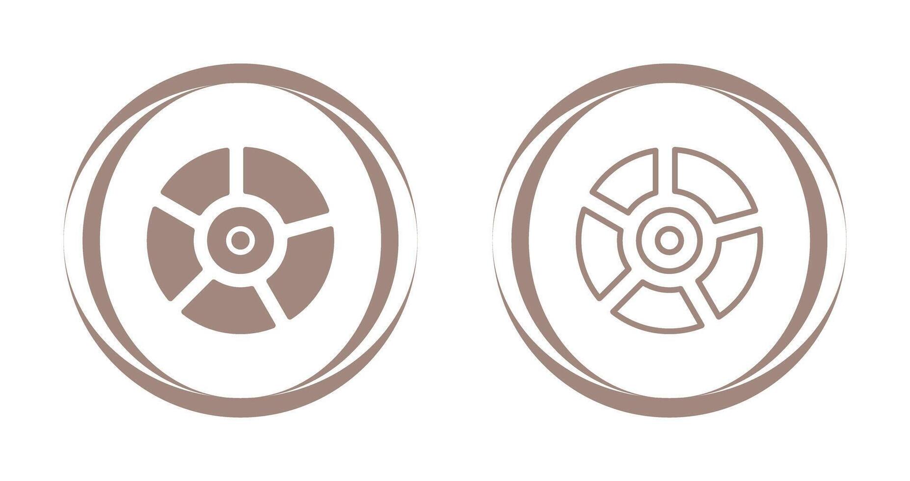 icono de vector de gráfico circular