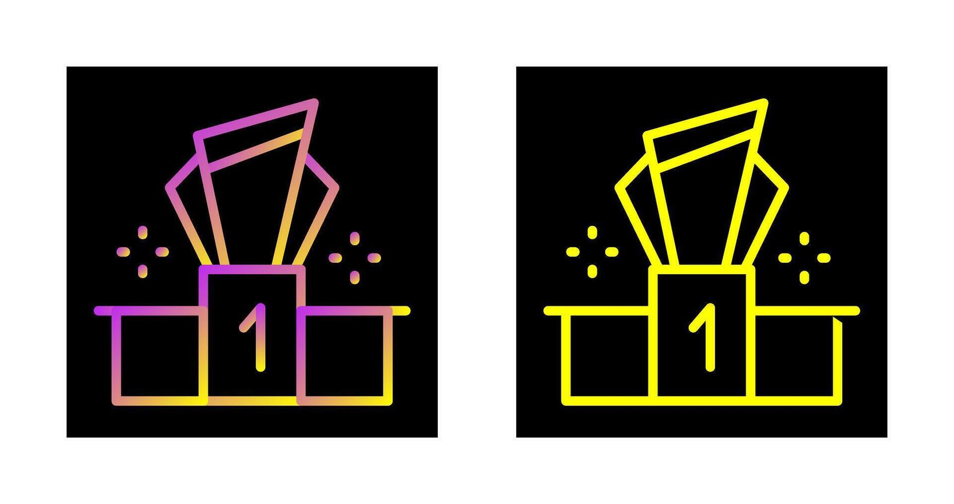 Podium Vector Icon