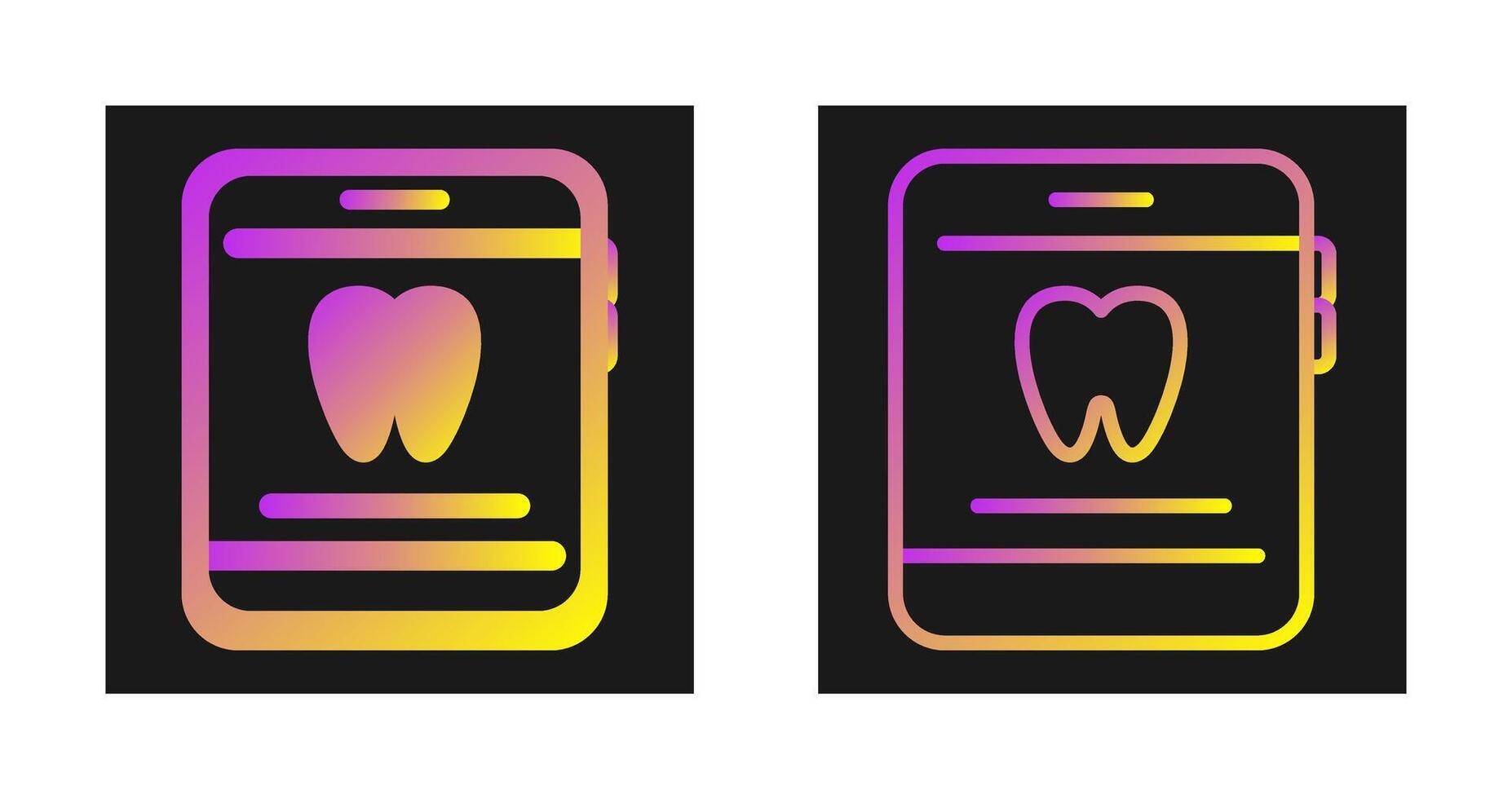 Dentist App Vector Icon