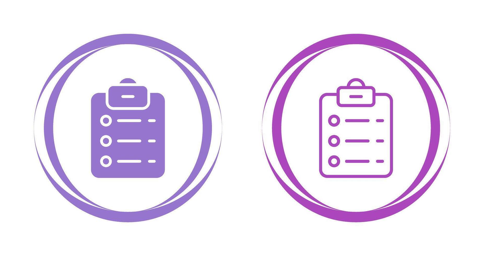 List Check Vector Icon