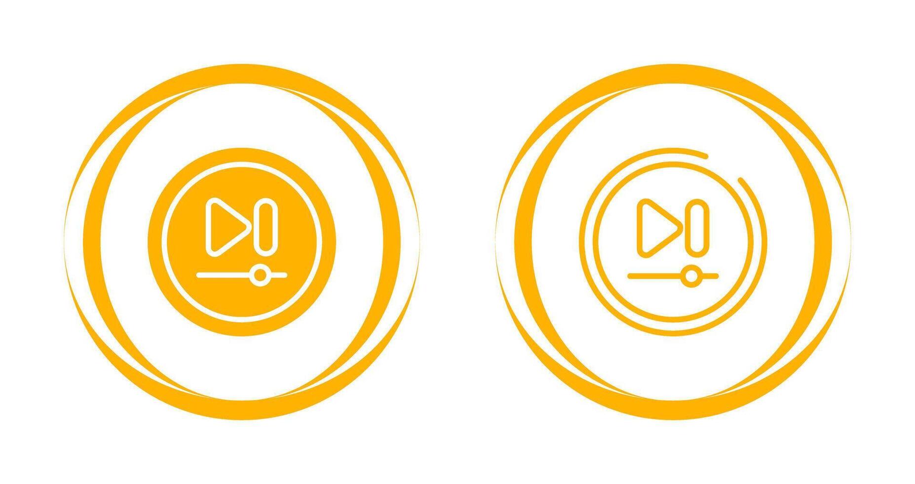 Video Next Track Button Vector Icon