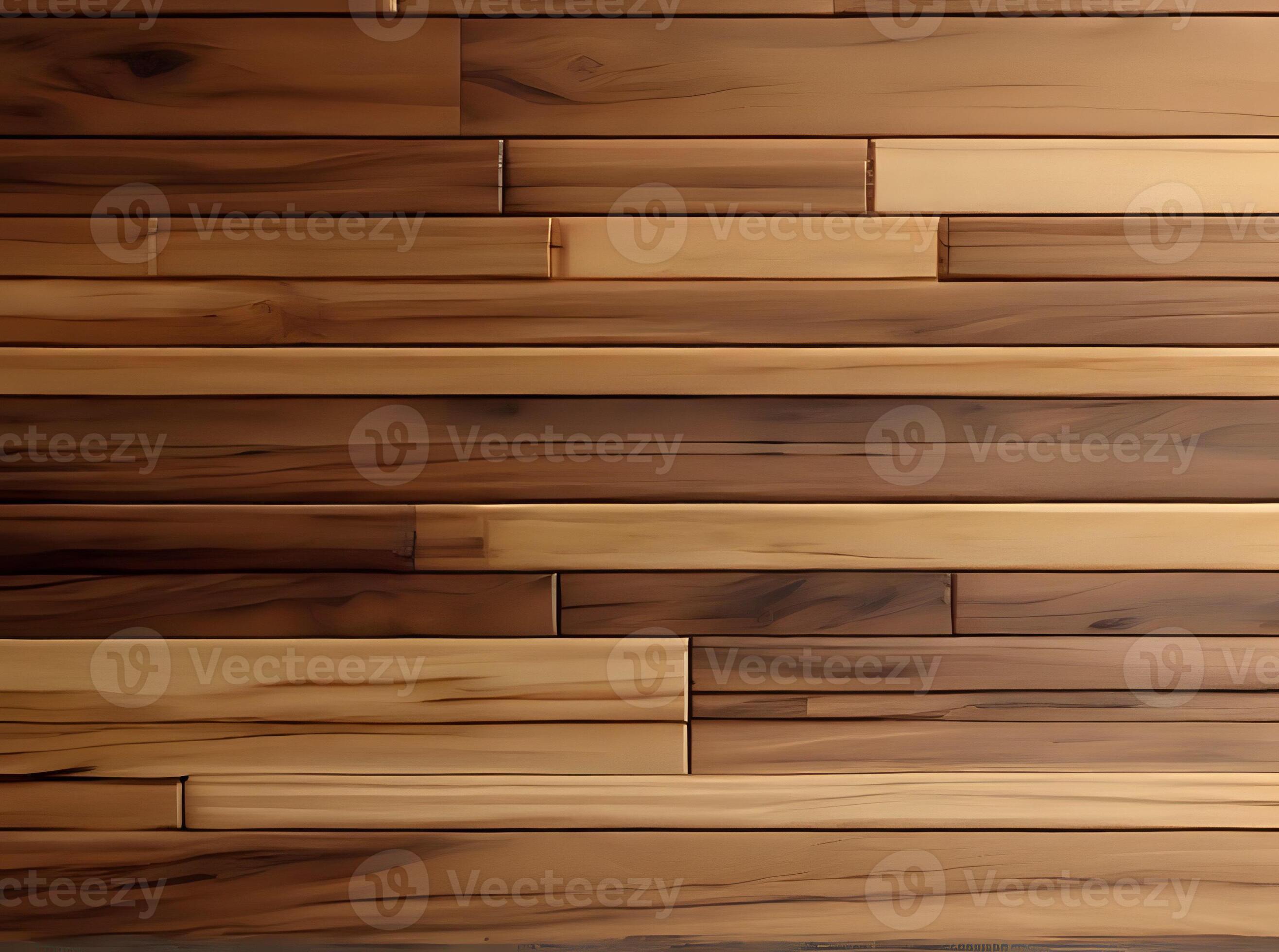 AI generated a close up of a wooden floor seamless wooden texture