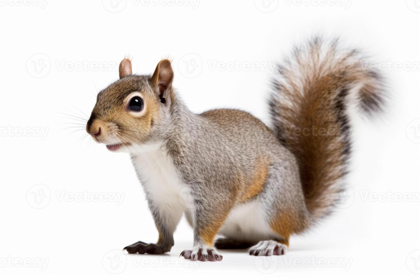 AI generated squirrel illustration clipart photo