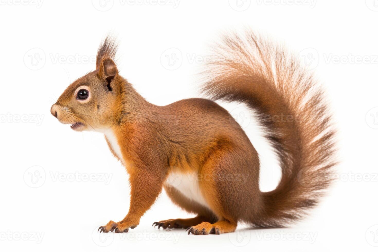 AI generated squirrel illustration clipart photo