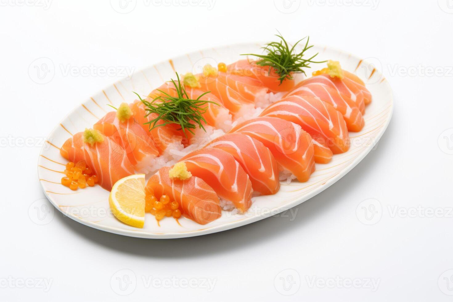 AI generated Sashimi food clipart photo