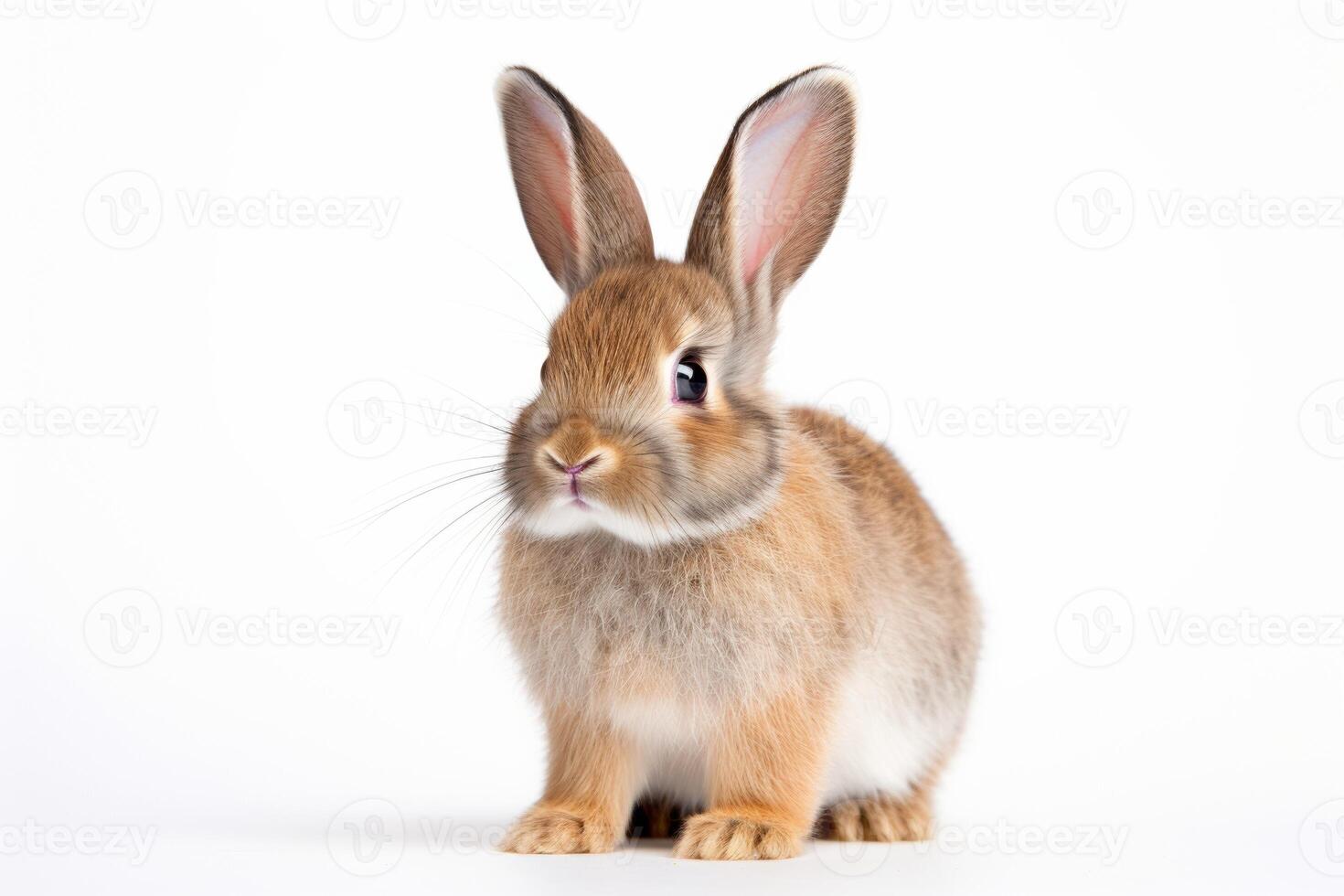 AI generated rabbit illustration clipart photo