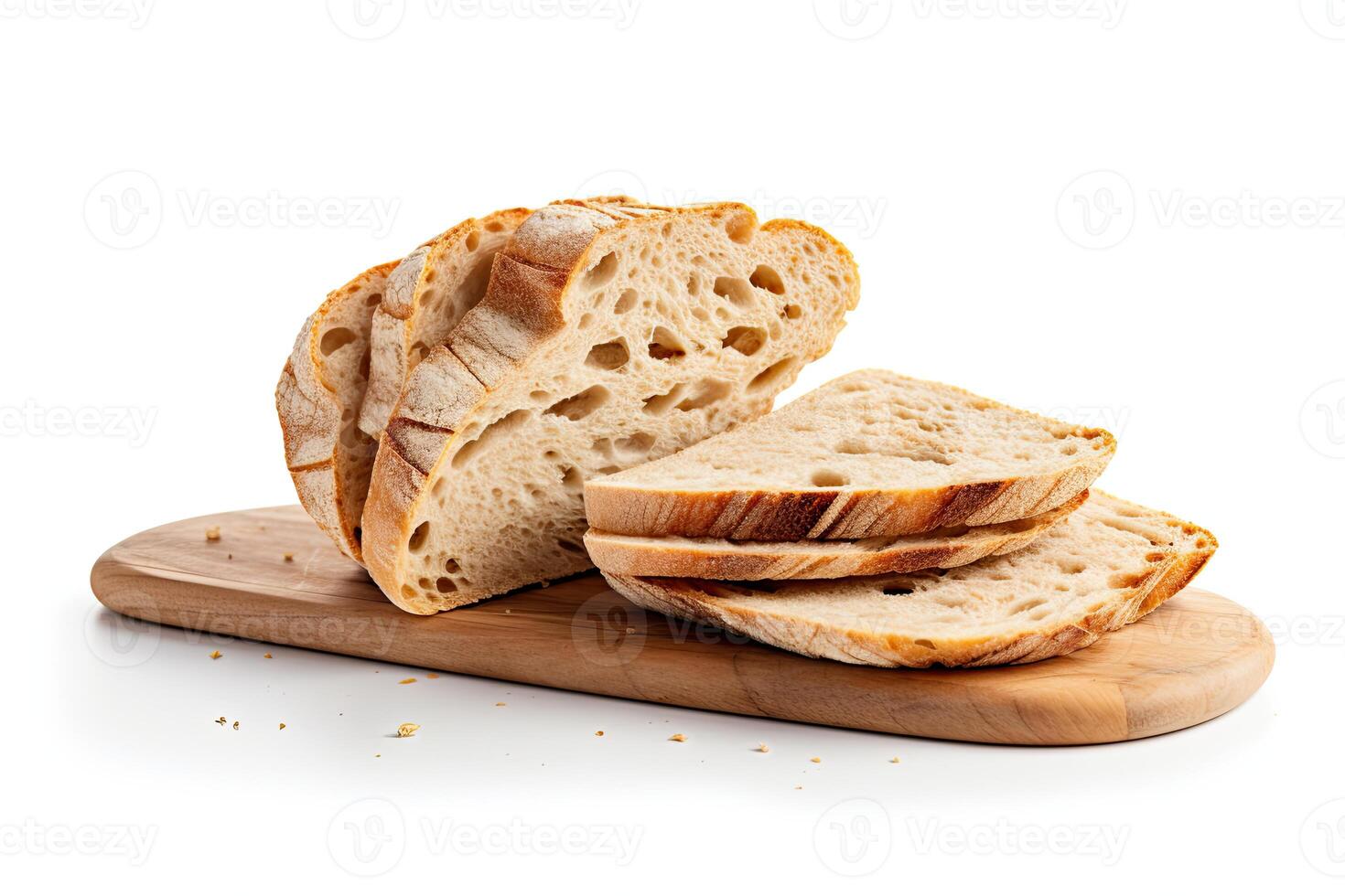 AI generated Nan bread close up photo