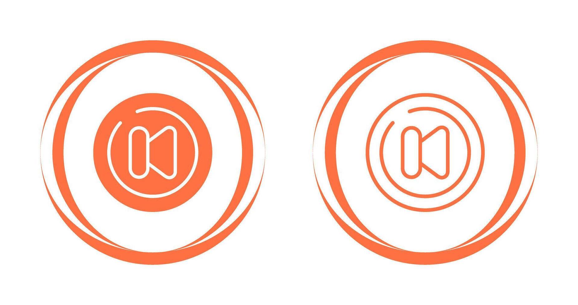 Video Previous Track Circl Vector Icon