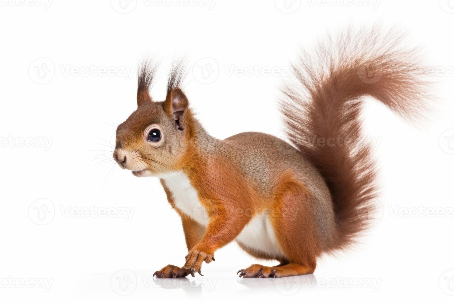 AI generated squirrel illustration clipart photo