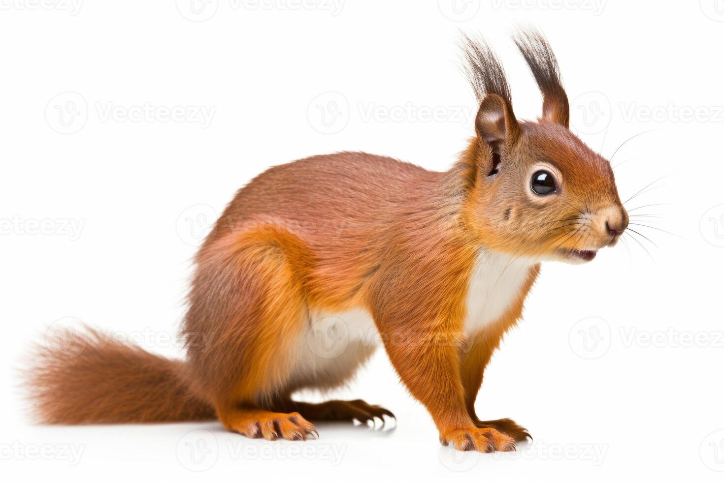 AI generated squirrel illustration clipart photo