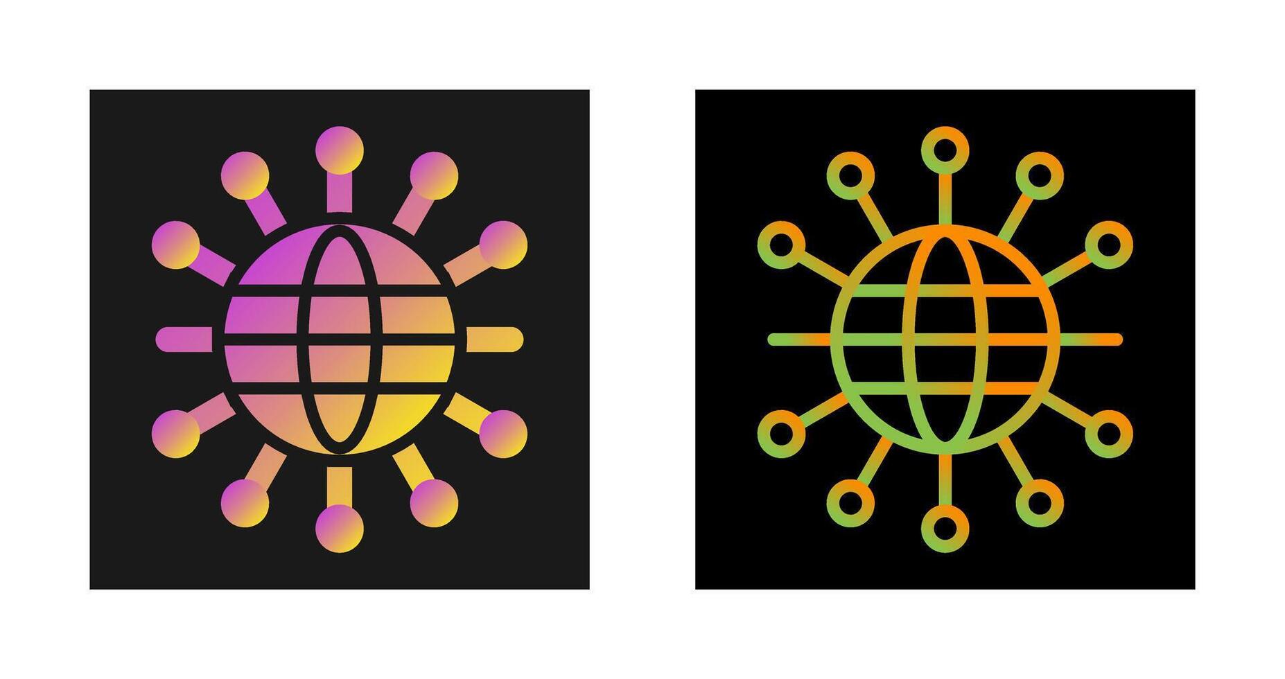 Network Topology Vector Icon