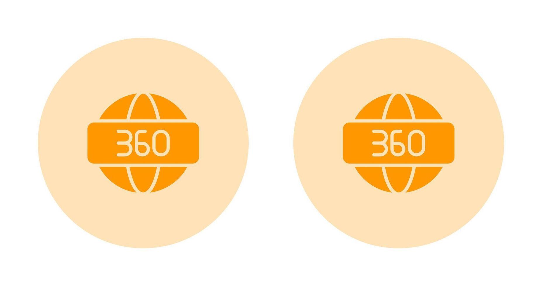 360 Degrees Vector Icon