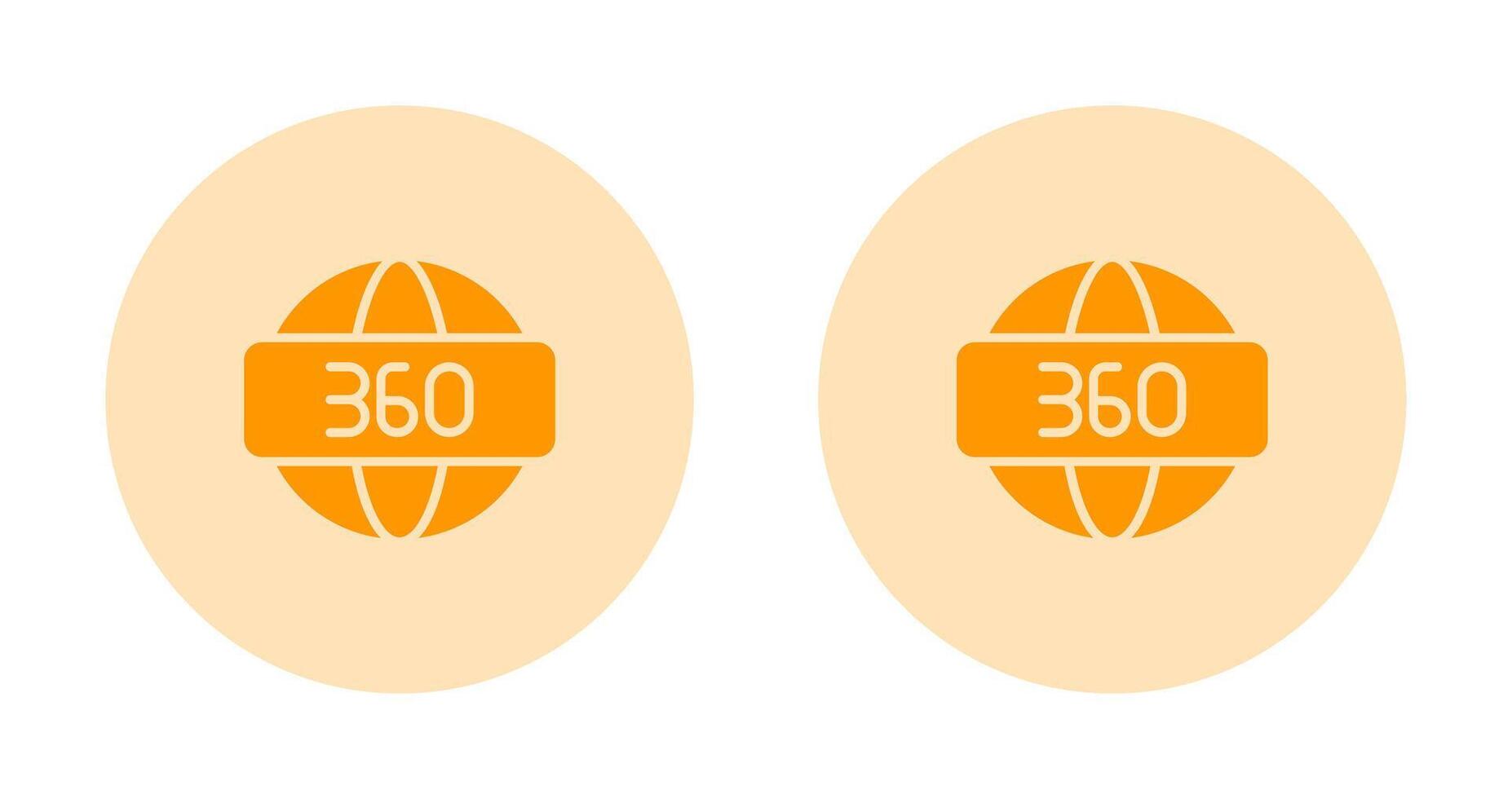 360 Degrees Vector Icon