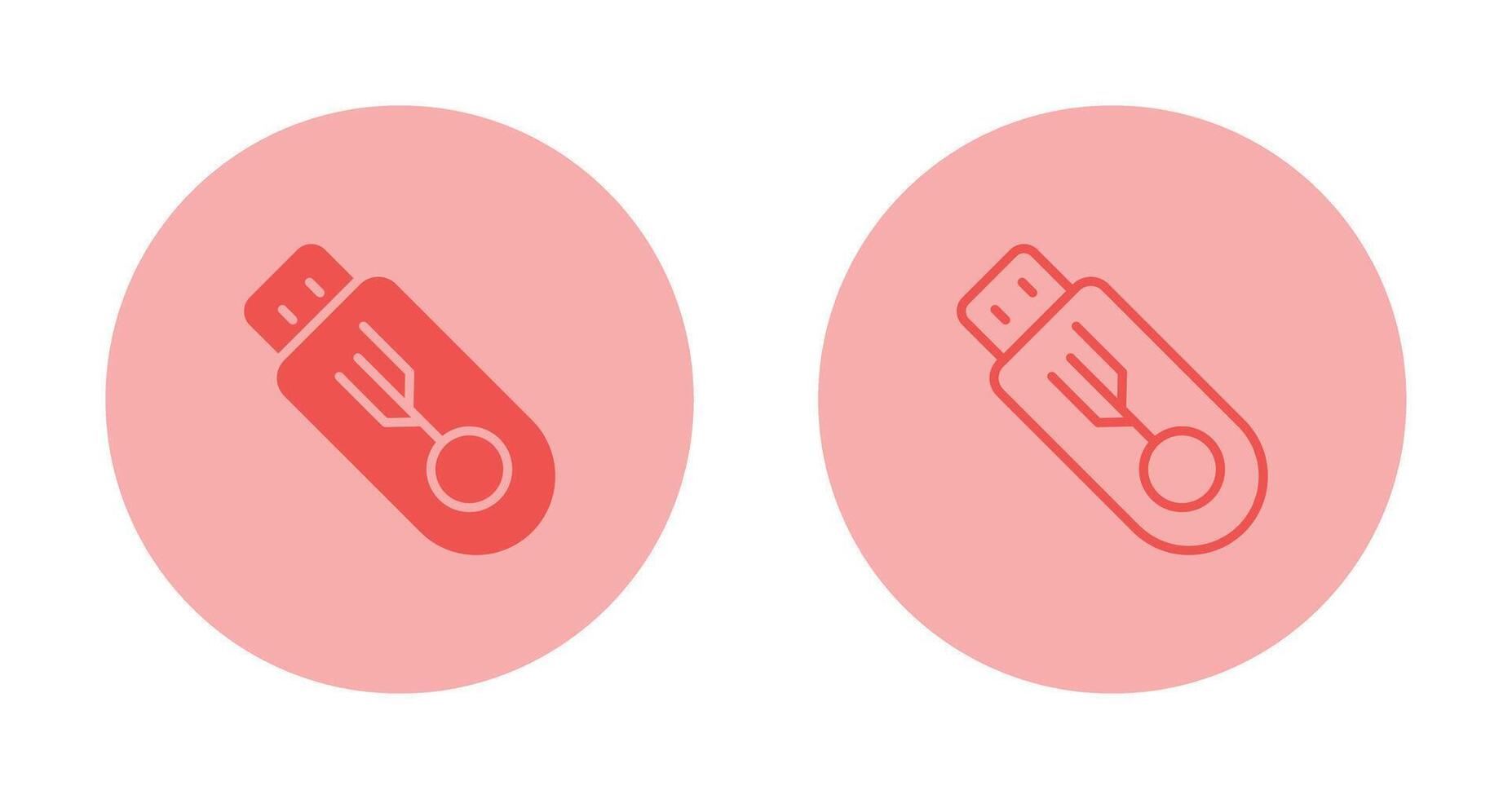 USB Flash Drive Vector Icon