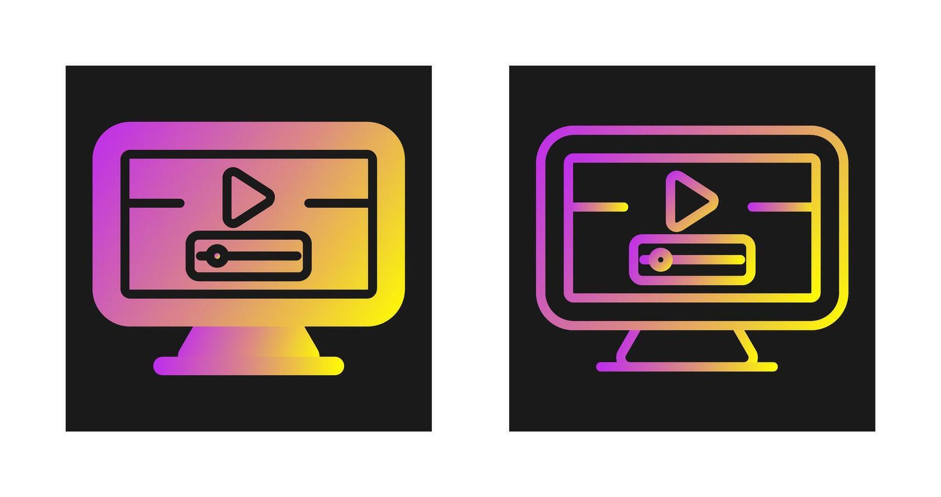 Computer Vector Icon