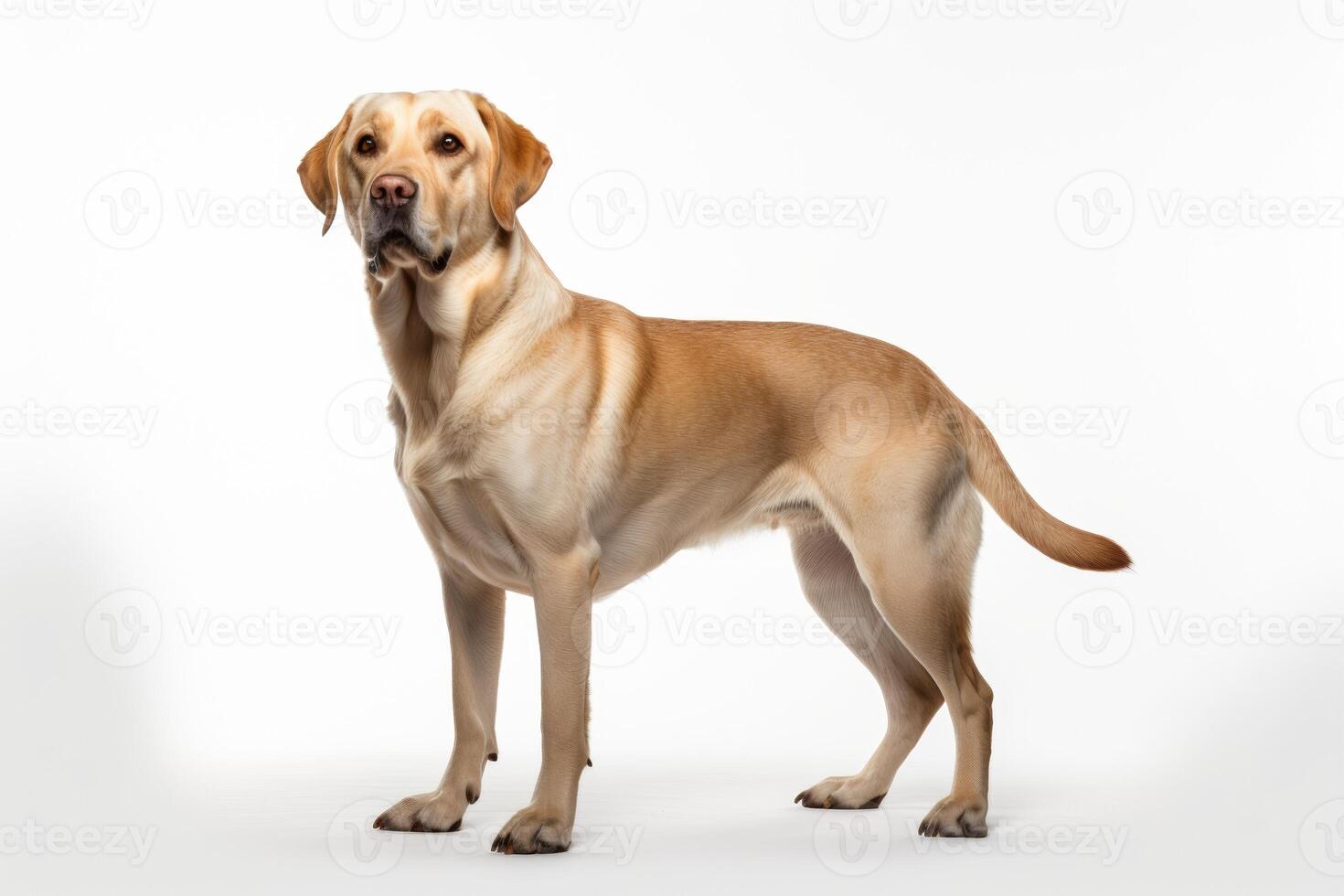 AI generated labrador dog clipart photo