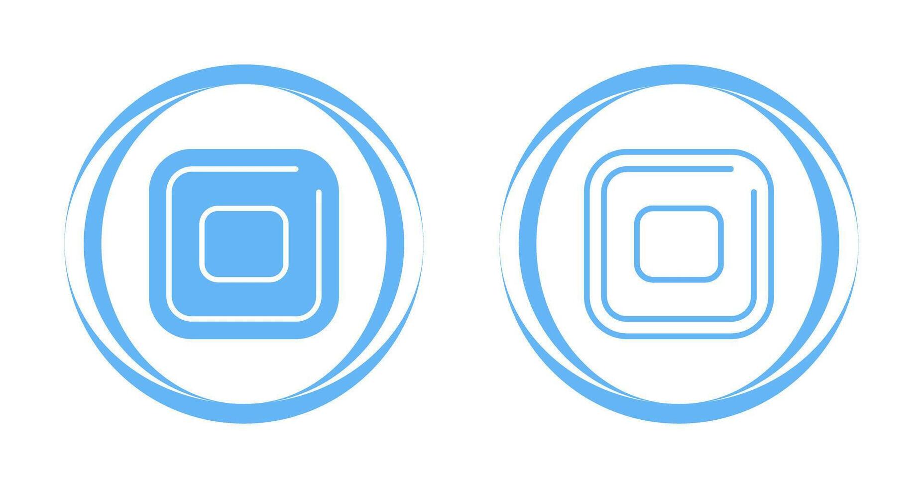 Stop Square Vector Icon