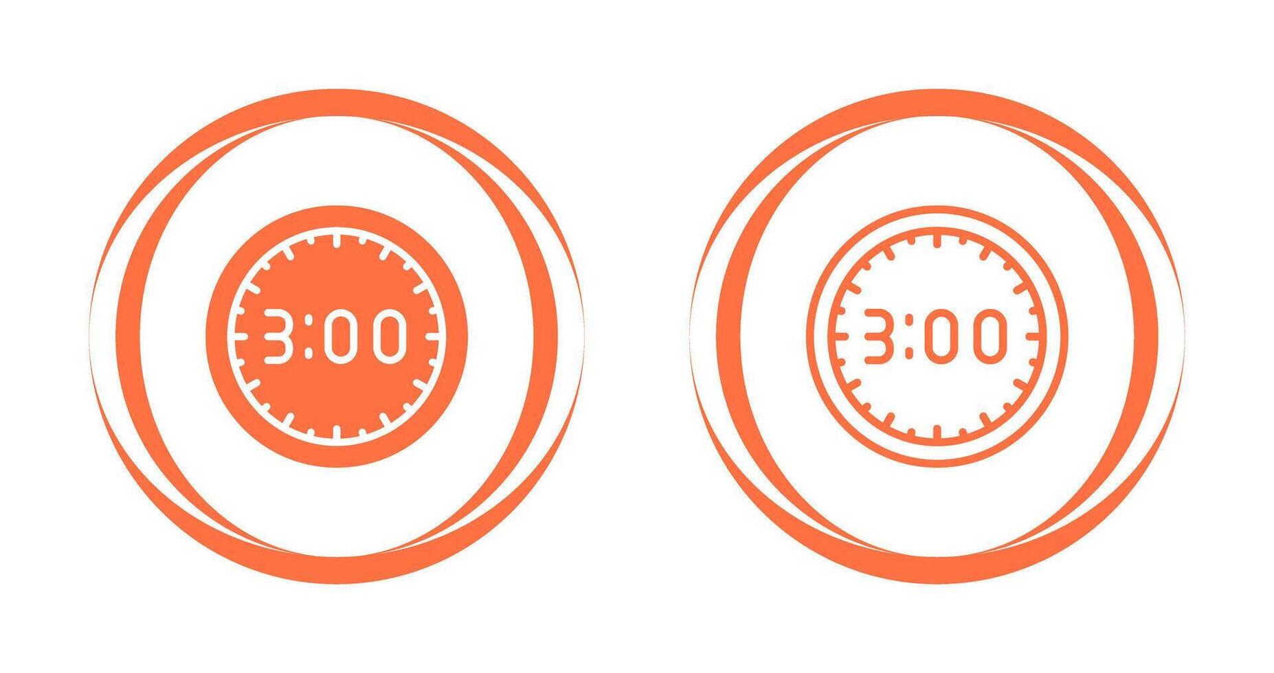 icono de vector de reloj