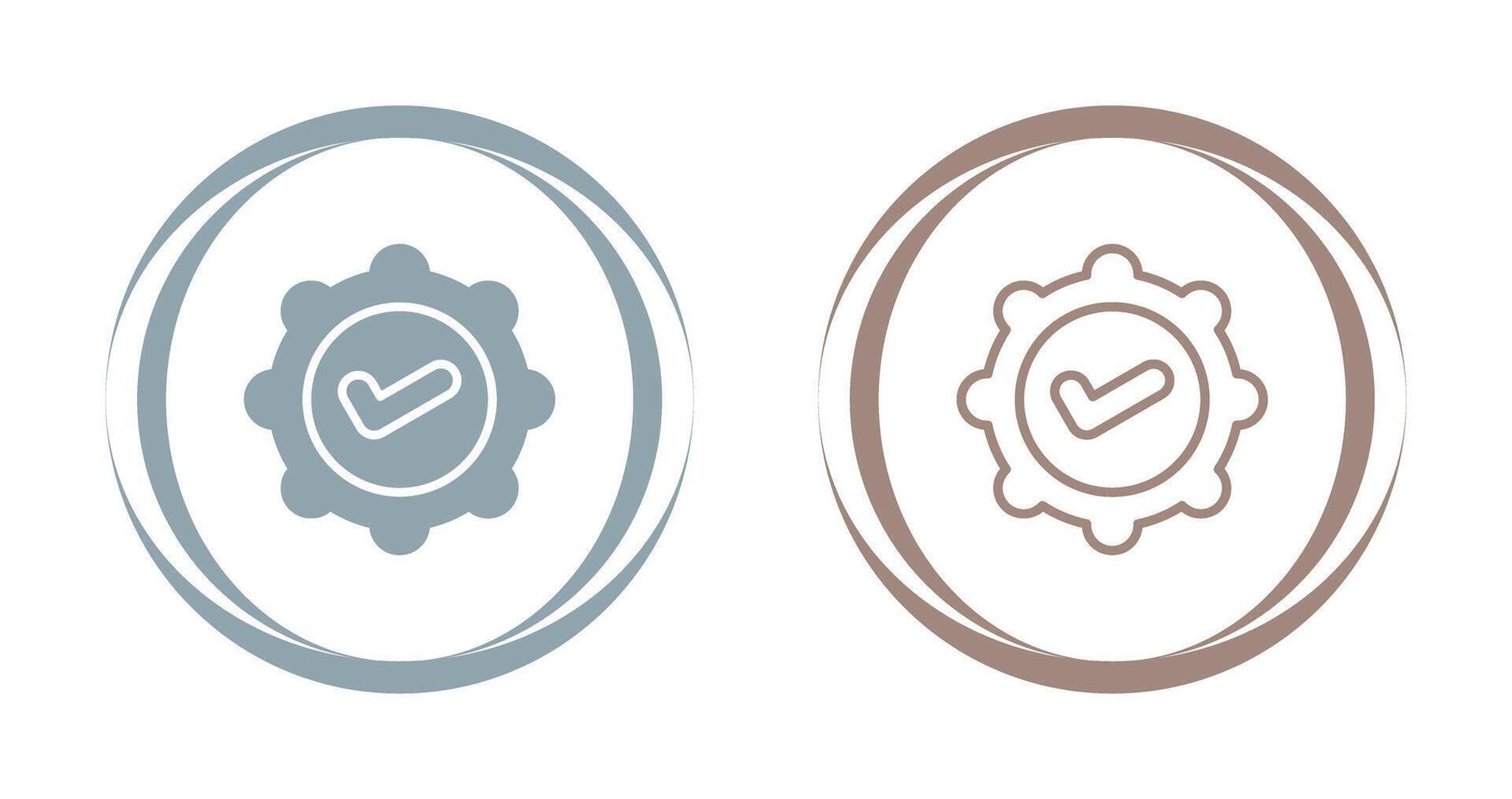 Badge Check Vector Icon