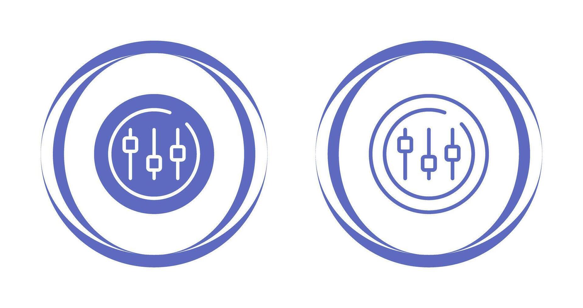 Music Equalizer Circle Vector Icon