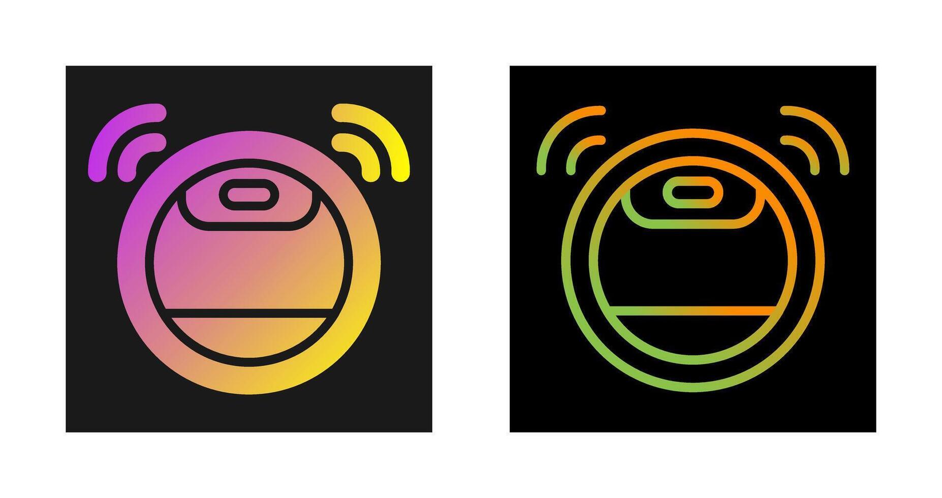 Robot Vacuum Cleaner Vector Icon