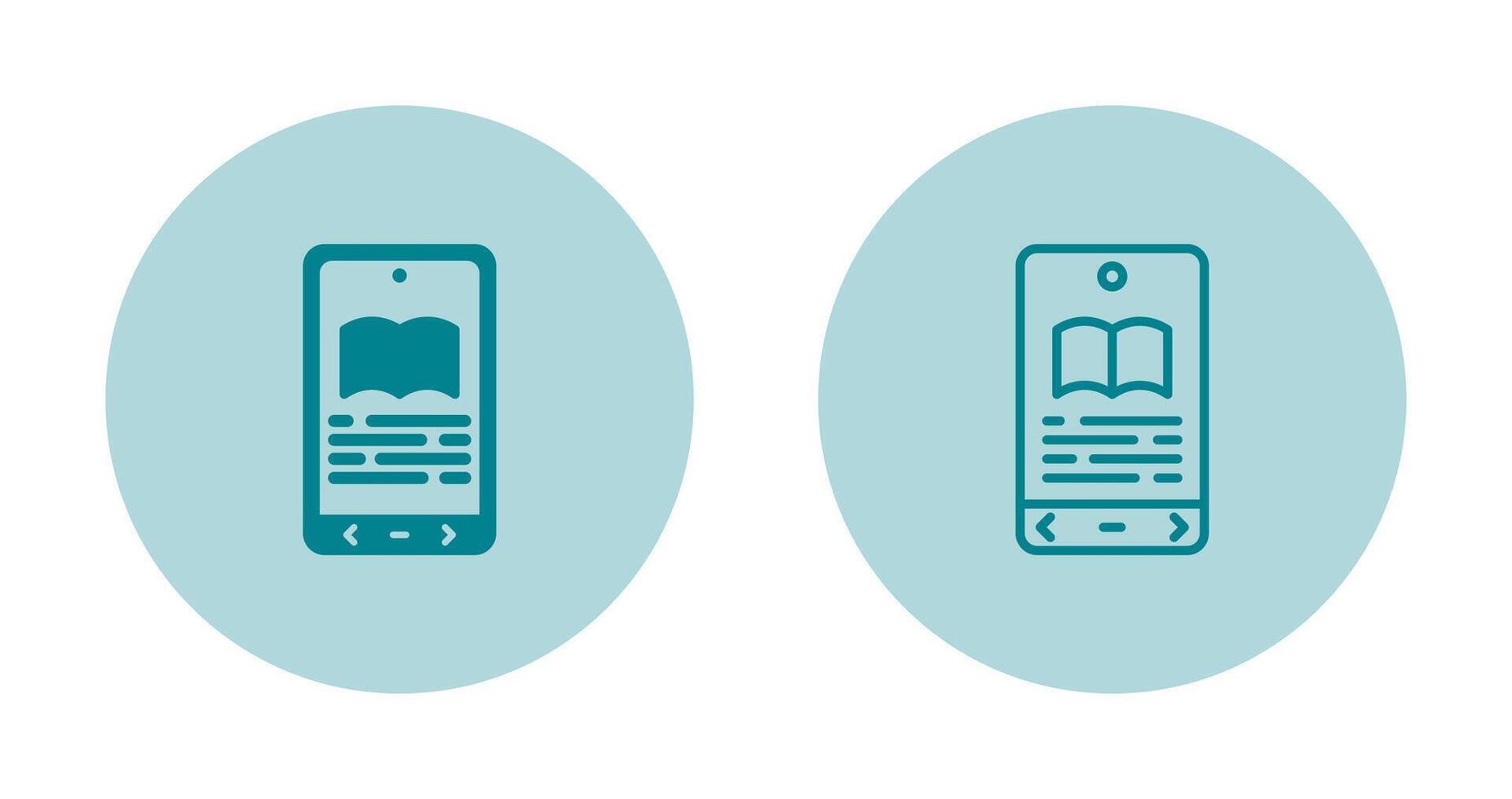E book Reader Vector Icon
