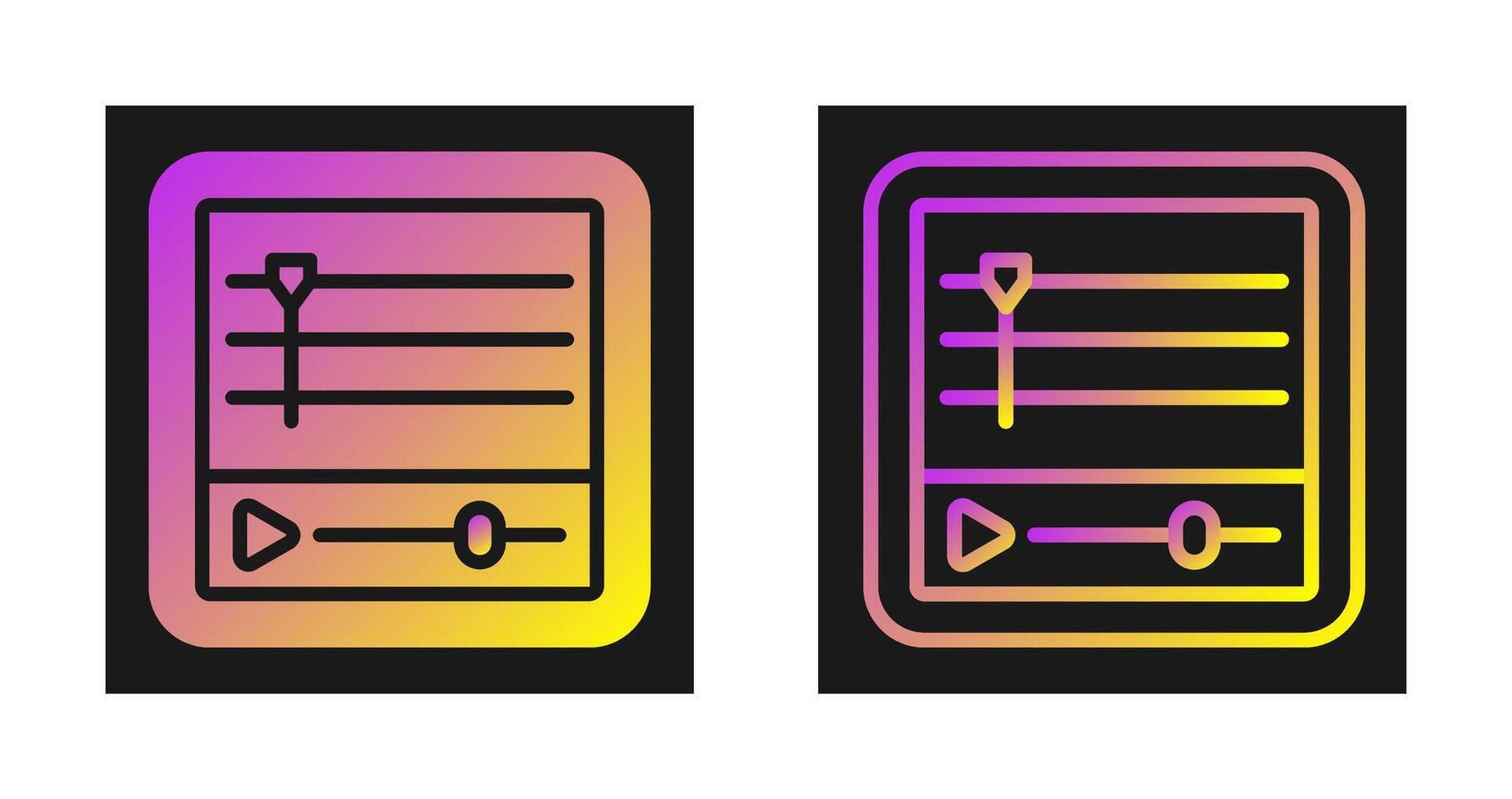 Timeline Vector Icon