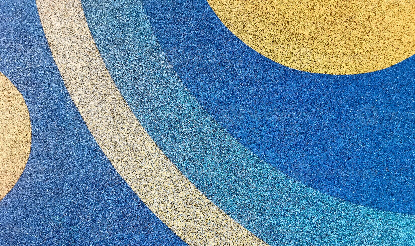 Texture of colorful rubber floor on playground photo