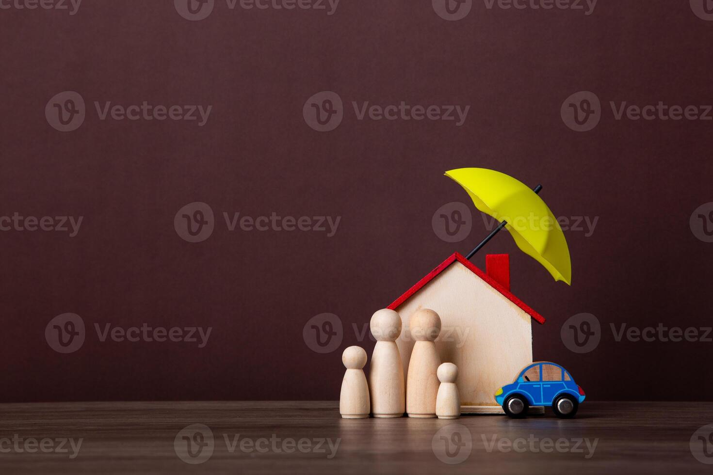 Home and Family insurance concept. photo