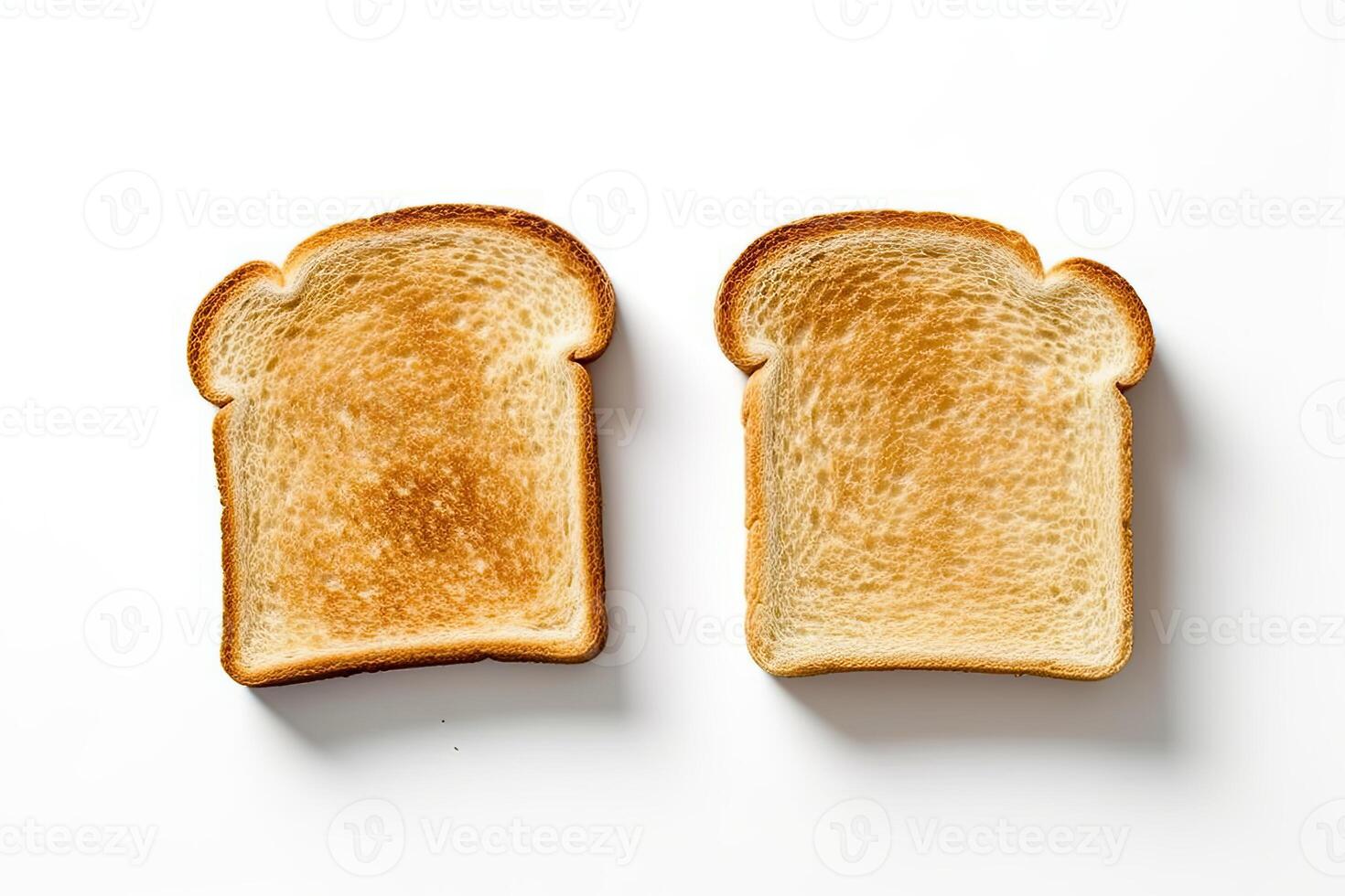 AI generated Toast bread closeup photo