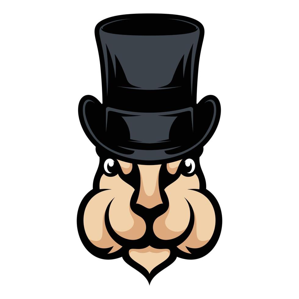 Rabbit Tophat Design vector