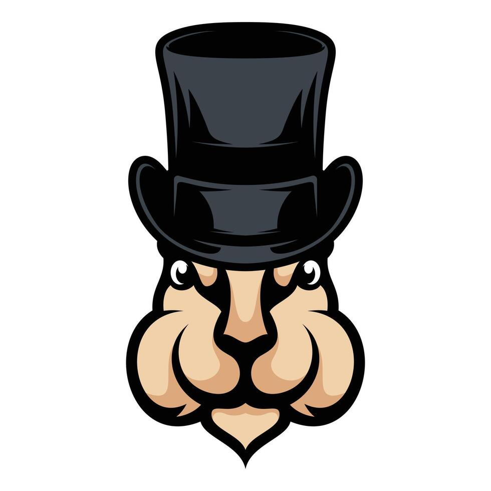 Rabbit Tophat Design vector