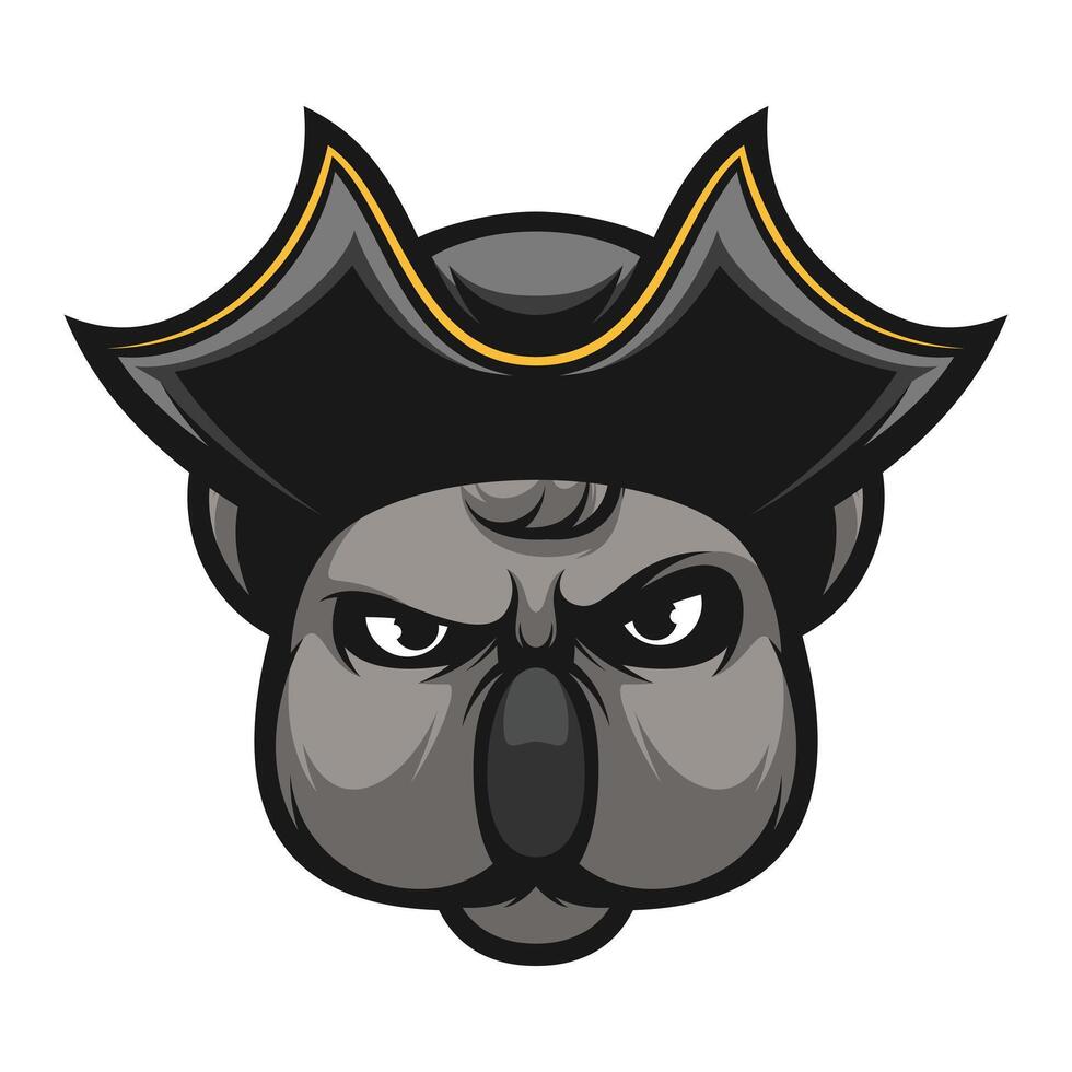 Koala Pirates Mascot vector