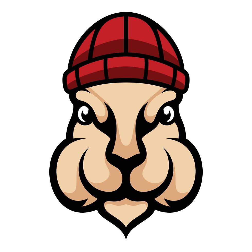 Rabbit Beanie Hat vector