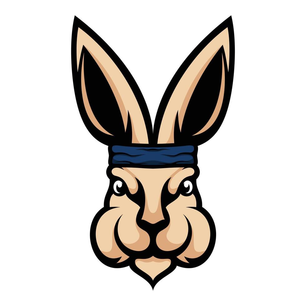 Rabbit Headband Design vector
