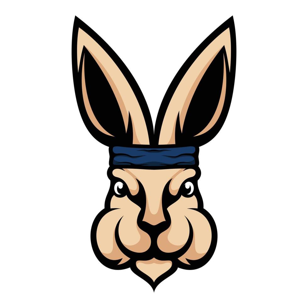 Rabbit Headband Design vector