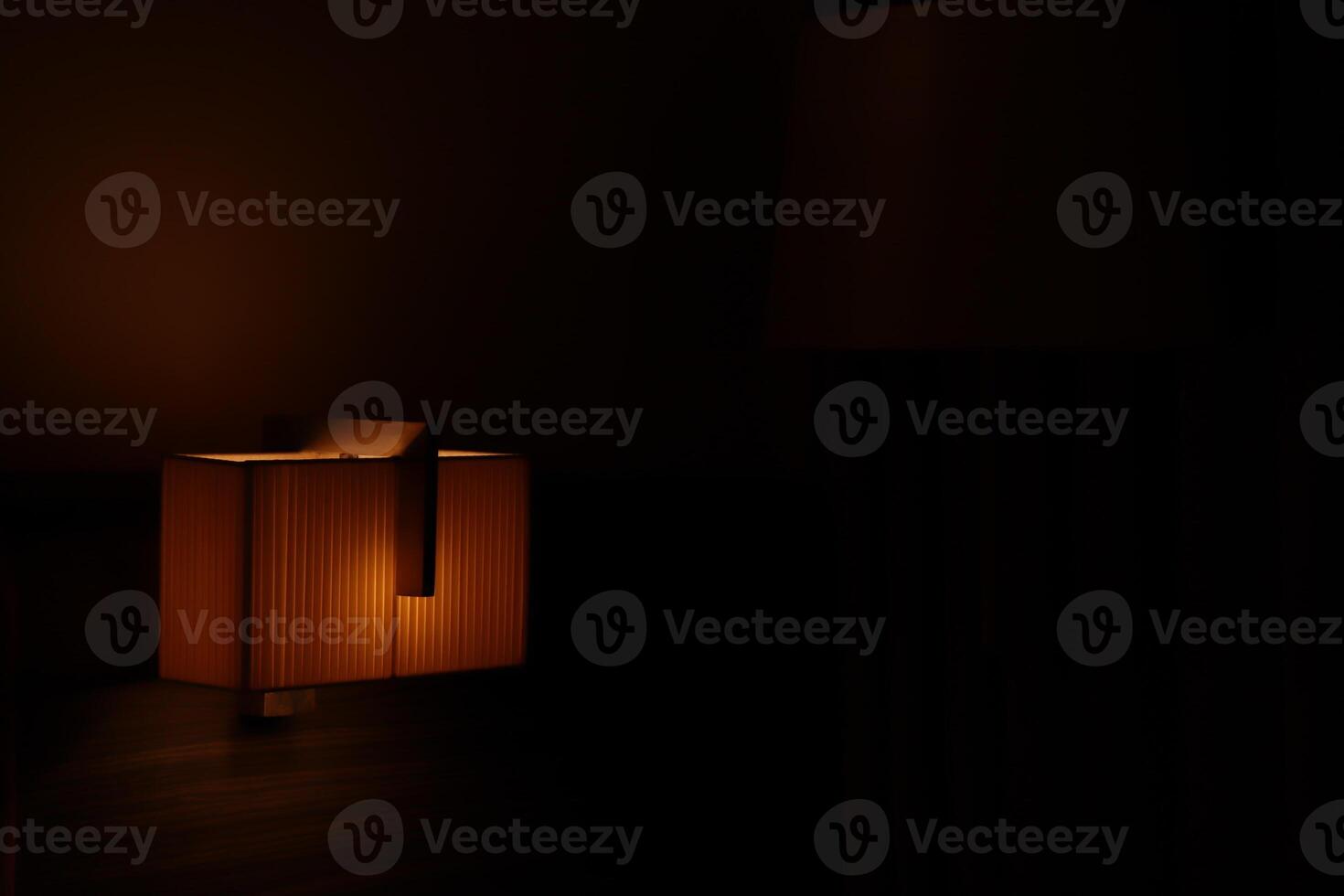 night light in the darkness photo