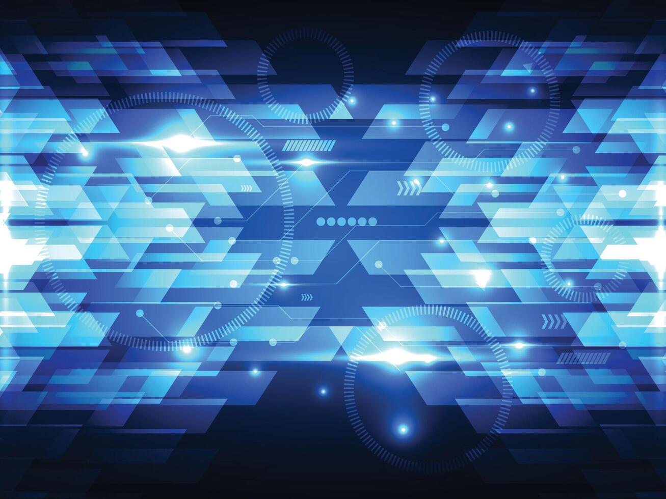 abstract blue power cyber digital technology futuristic background ...