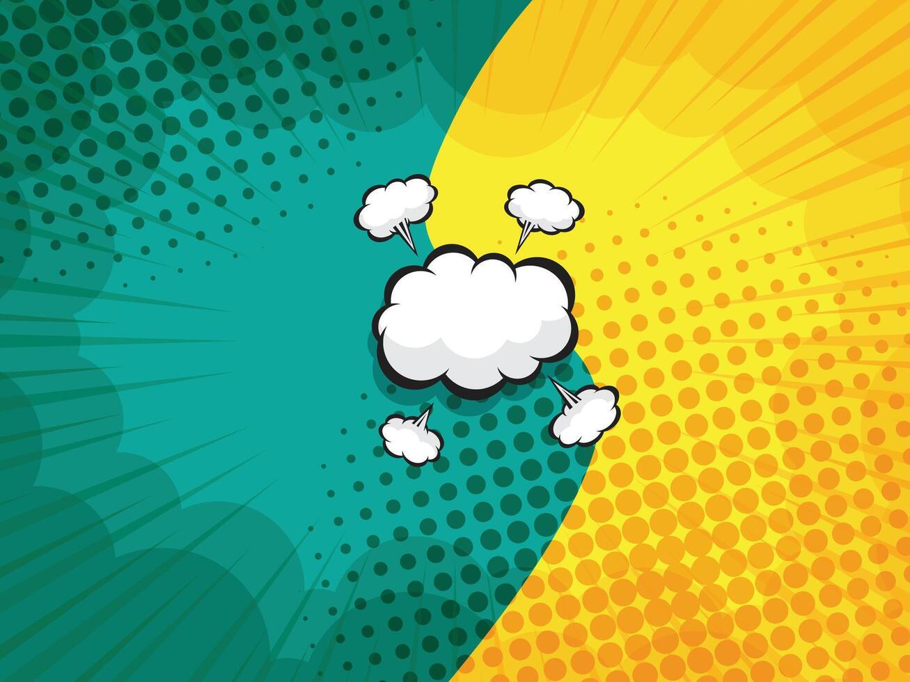 abstract comic book, pop art vs, versus, duel cartoon  with speech bubble vector