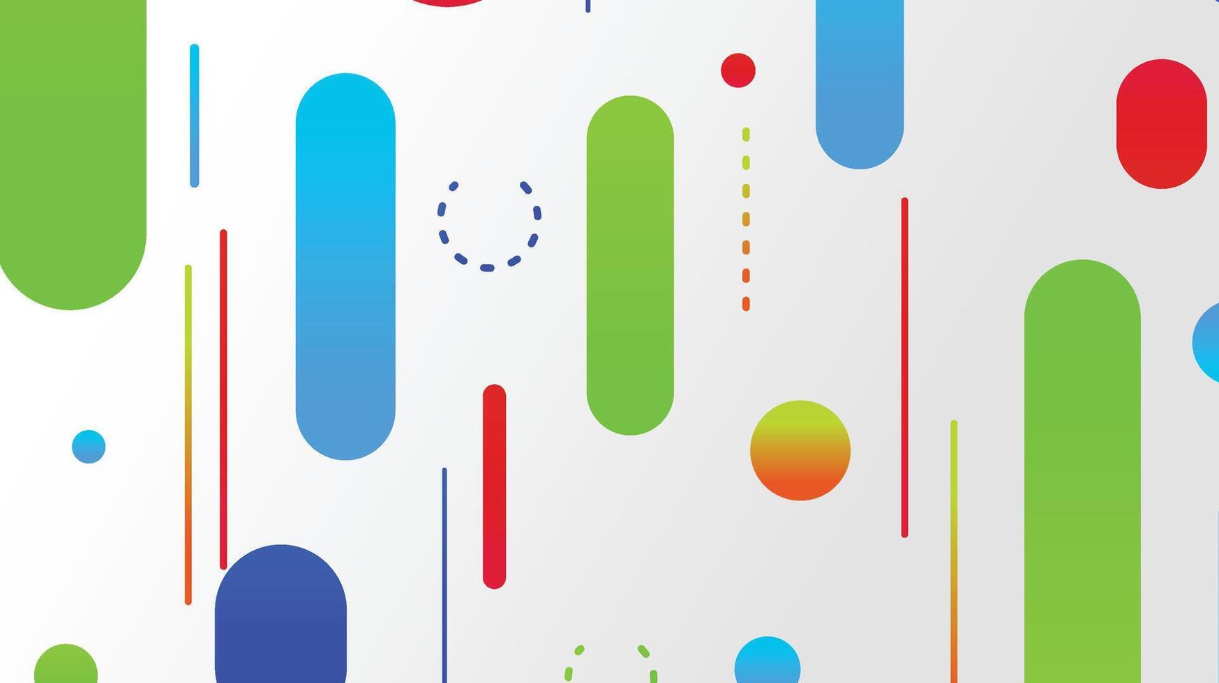 Abstract minimal geometric shape background with gradient vector