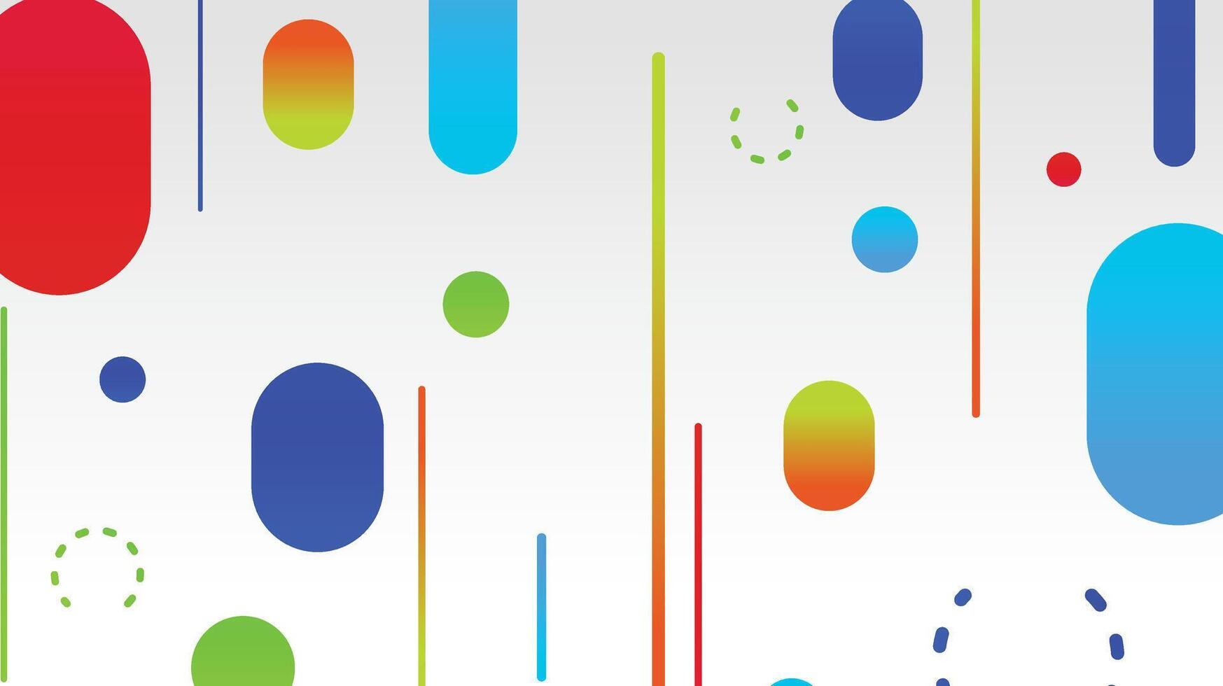 Abstract minimal geometric shape background with gradient vector