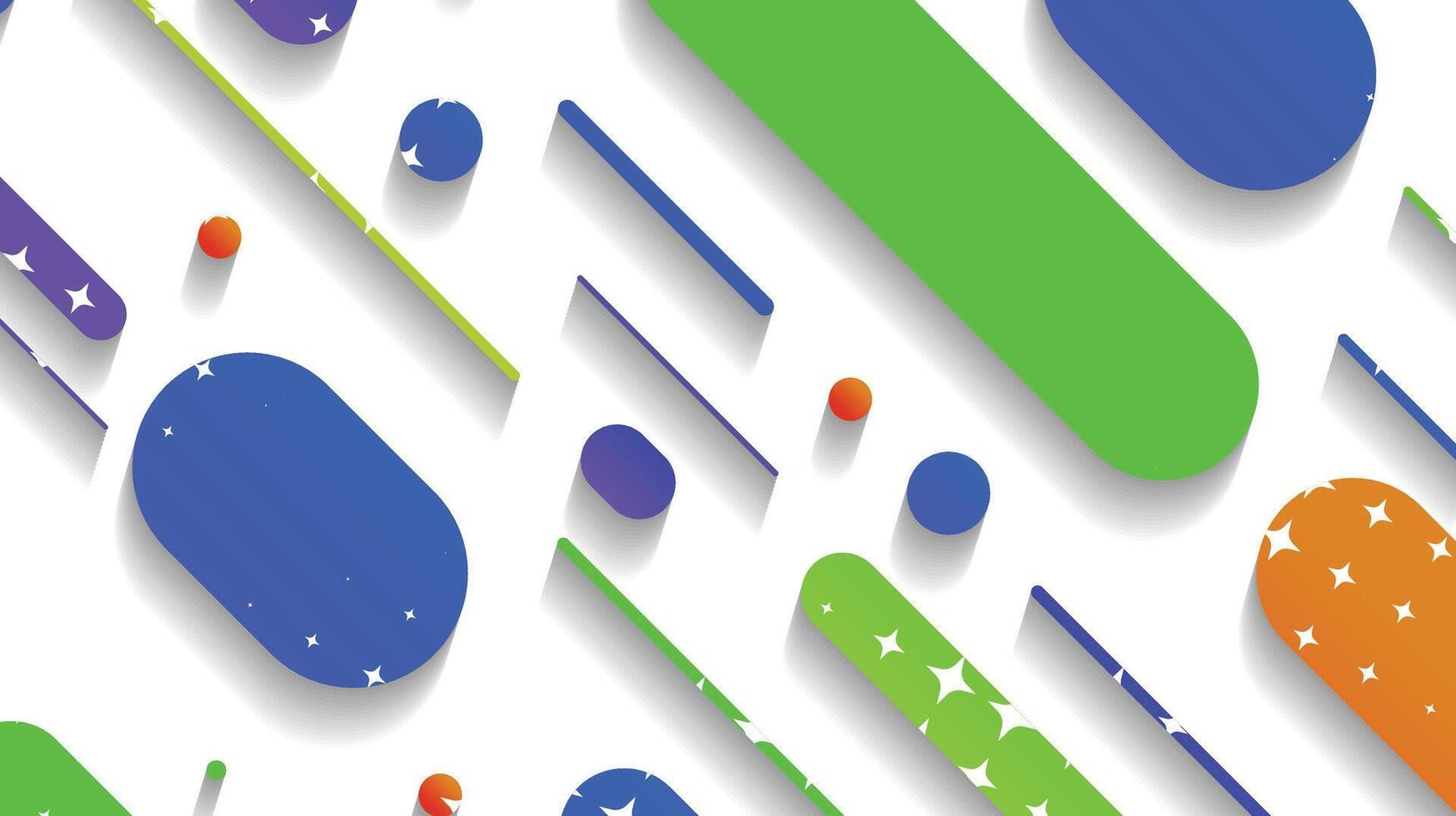 Abstract minimal geometric shape background with gradient vector