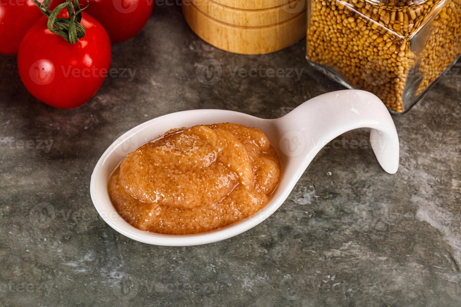 Cod fish roe snack in the bowl photo