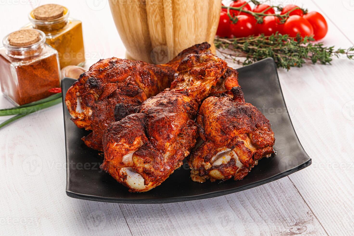 Indian tandoori turkey shoulder wing photo