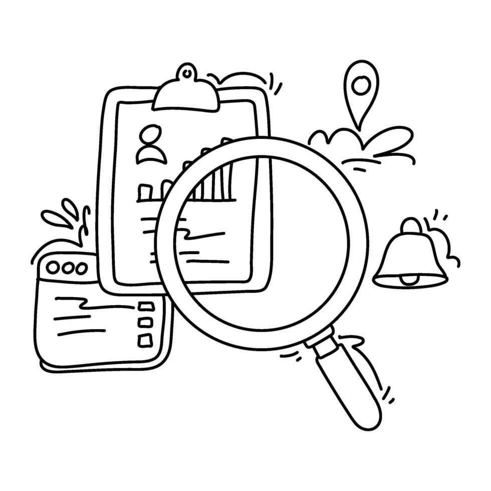 Modern Niche Marketing Flat Illustration Eye catching Web Advertising Design vector