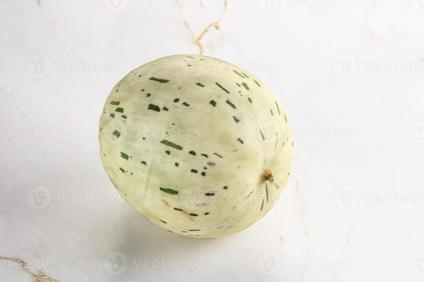 Ripe sweet juicy Dalmatin melon photo